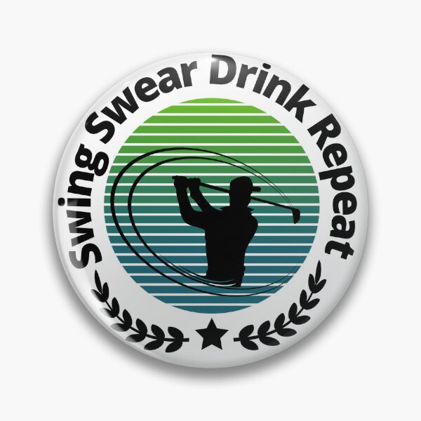 Artikelvorschau, Swing Swear Drink wiederholen entworfen und verkauft von CreacionsMeraki.