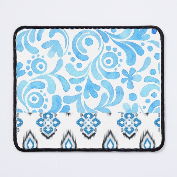Item preview, Sky blue flower and swirl design designed and sold by PalomaHealing24.