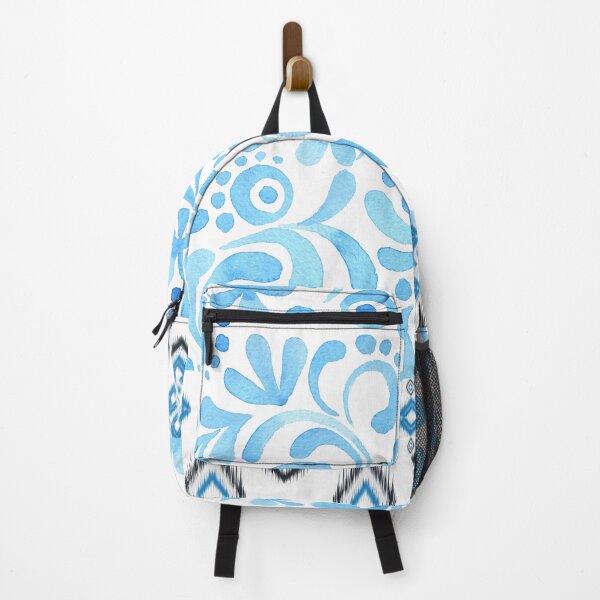 Item preview, Sky blue flower and swirl design designed and sold by PalomaHealing24.