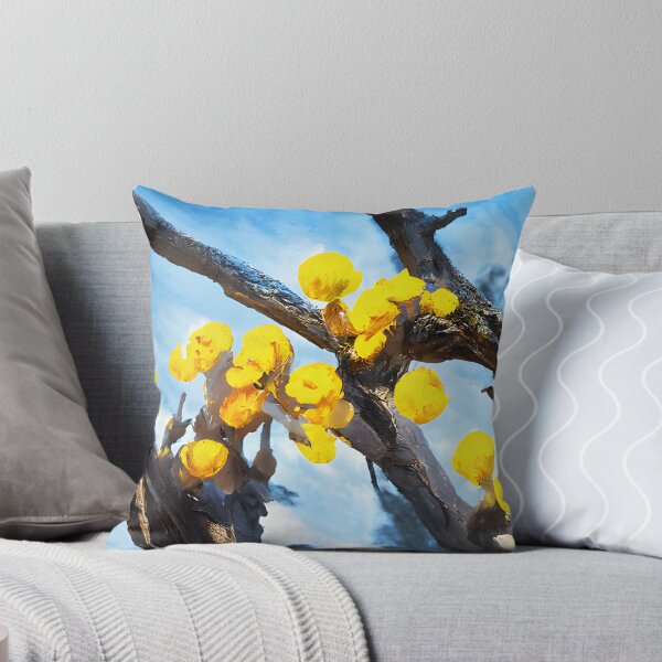 Item preview, Yellow flowers on a tree branch designed and sold by fizzribbit.