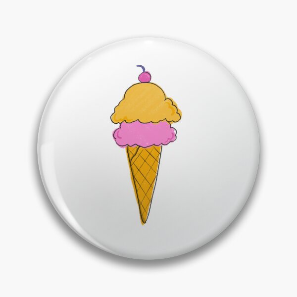Item preview, ice cream cone sticker designed and sold by keeganemma.