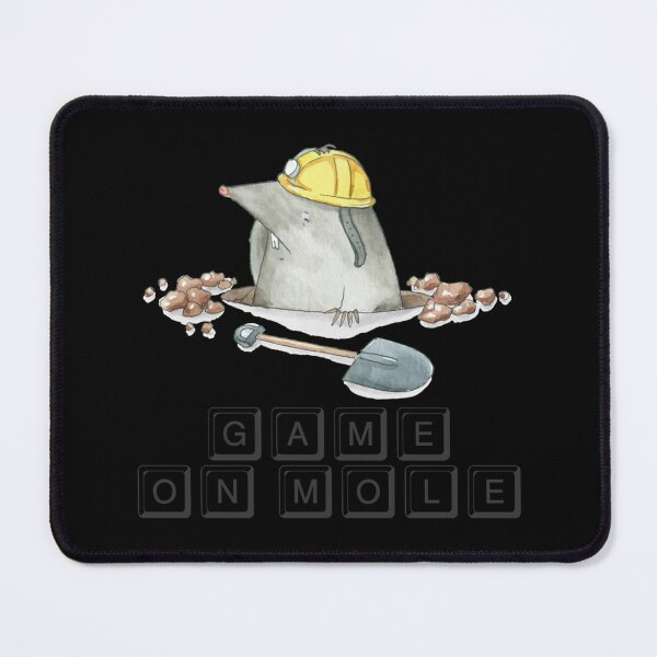 Item preview, Game On Mole Funny Mole Classic T-Shirt designed and sold by ayeshadanaqws.