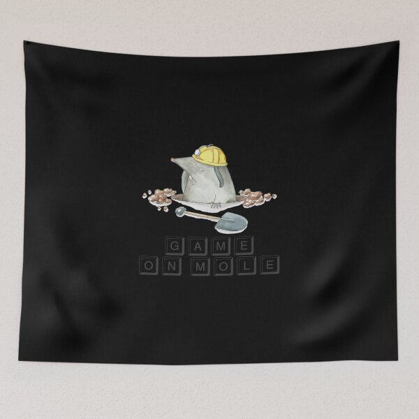 Item preview, Game On Mole Funny Mole Classic T-Shirt designed and sold by ayeshadanaqws.