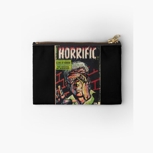 Item preview, Horrific No9 – Retro Vintage Horror Comic Pullover Hoodie designed and sold by donniejeanjr6.