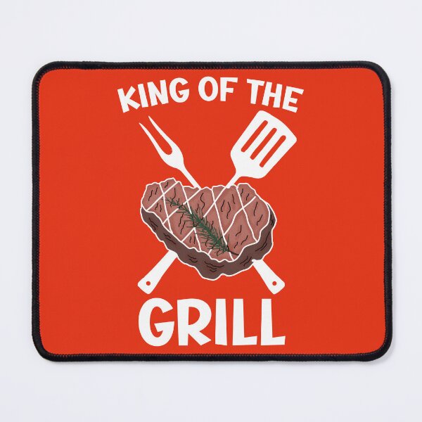 Item preview, King Of The Grill, Funny Novelty BBQ Barbecue , Barbecue Lover designed and sold by DesignHouse07.
