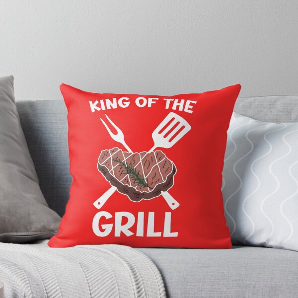 Item preview, King Of The Grill, Funny Novelty BBQ Barbecue , Barbecue Lover designed and sold by DesignHouse07.