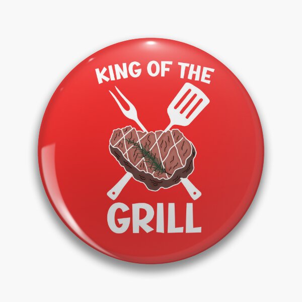 Item preview, King Of The Grill, Funny Novelty BBQ Barbecue , Barbecue Lover designed and sold by DesignHouse07.