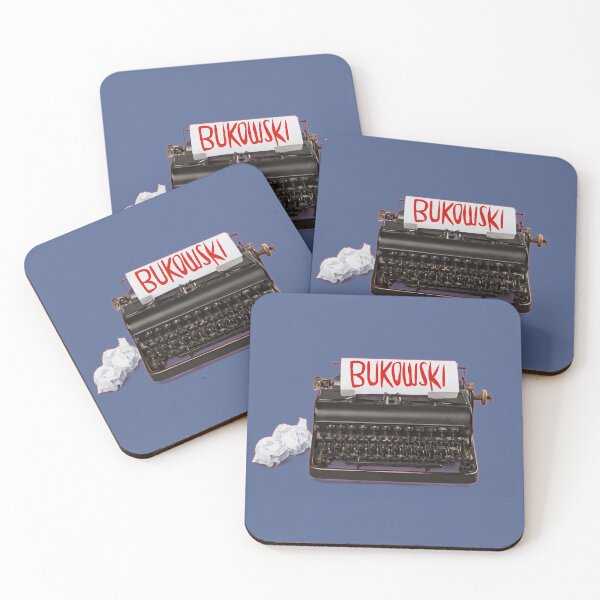 Item preview, Typewriter Bukowski, Gift for Writer designed and sold by badlydrawnbabe.