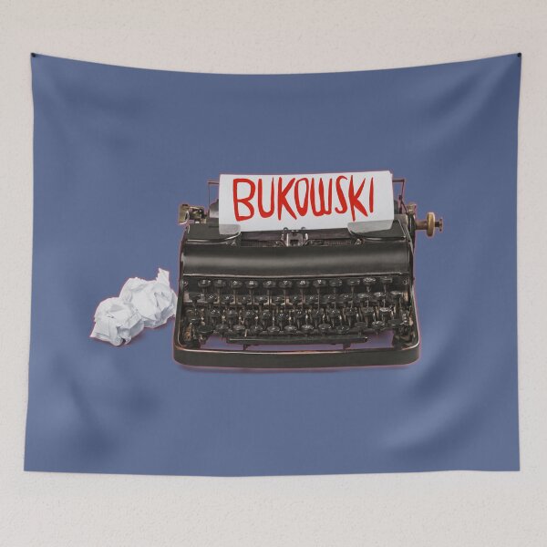 Item preview, Typewriter Bukowski, Gift for Writer designed and sold by badlydrawnbabe.