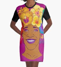 Marsha Johnson - Hero and Icon Graphic T-Shirt Dress