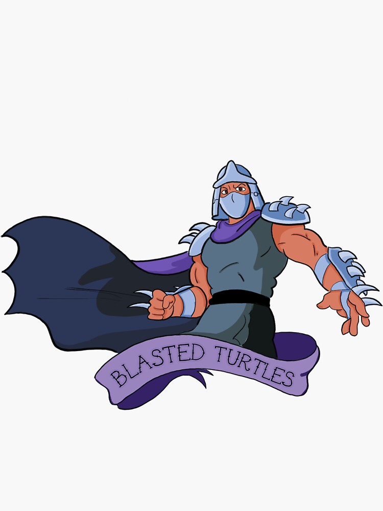 TMNT - Shredder Sticker for Sale by FalChi