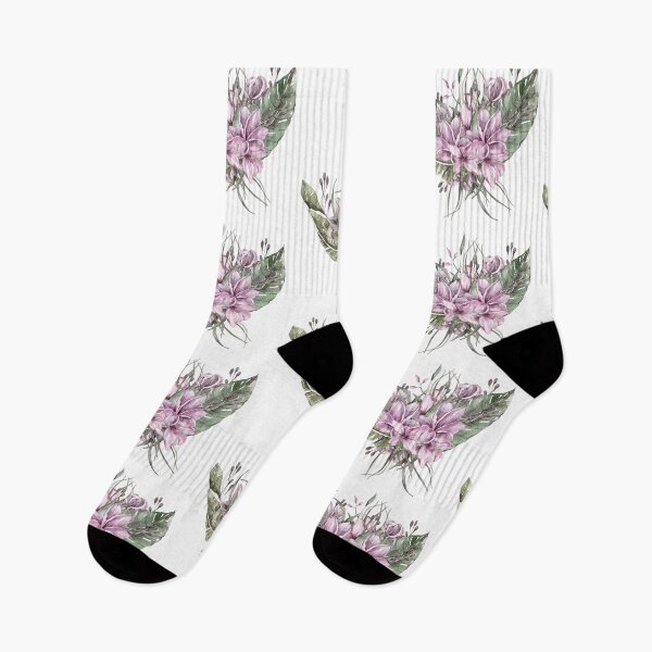 Item preview, Watercolor floral tropical wreath cute print designed and sold by tiana-geo.