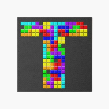 Item preview, T is for Tetris designed and sold by Milo Williams.