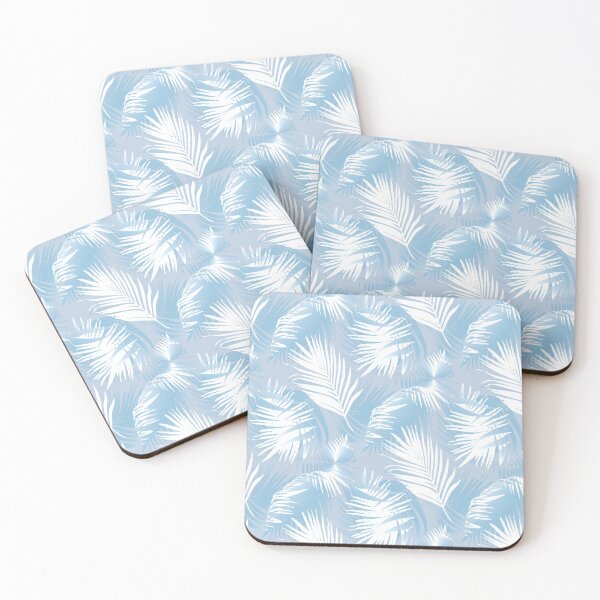 Item preview, Leaf Design 273 blue gray designed and sold by artbylucie.