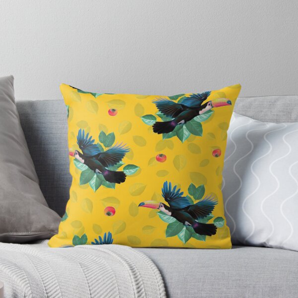 Item preview, Patrón de colores tropicales tucanes y caquis designed and sold by camilacarvalho.