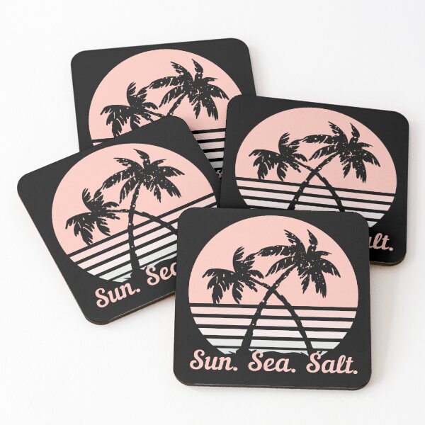 Item preview, Vintage Tropical Sunset, Sun.Sea.Salt, Endless Summer, Seize The Summer, Forever Chasing Sunset designed and sold by Sun Sand & Sea Art.