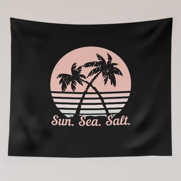 Item preview, Vintage Tropical Sunset, Sun.Sea.Salt, Endless Summer, Seize The Summer, Forever Chasing Sunset designed and sold by Sun Sand & Sea Art.