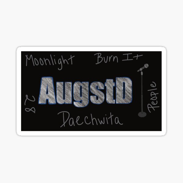 Augstd aka suga sticker Sticker