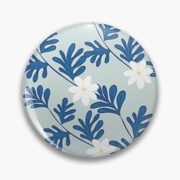 Item preview, Vintage White Flower Pattern With Monstera designed and sold by GraphicsClub.