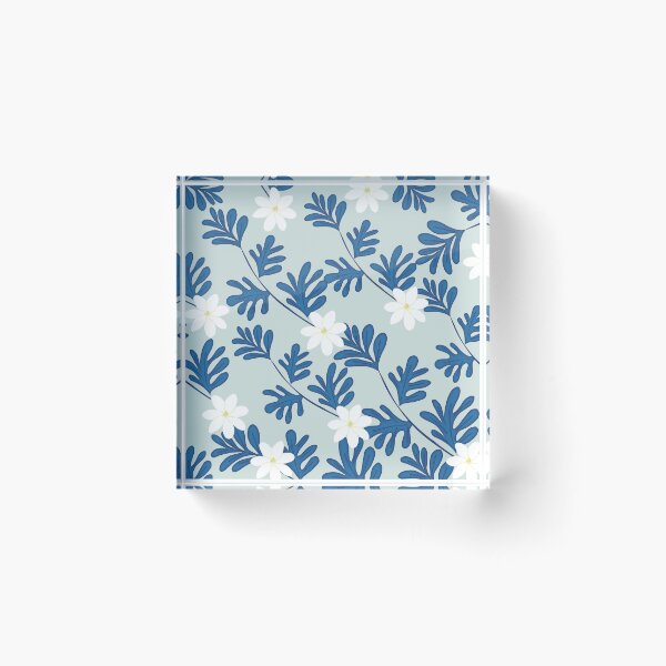 Item preview, Vintage White Flower Pattern With Monstera designed and sold by GraphicsClub.