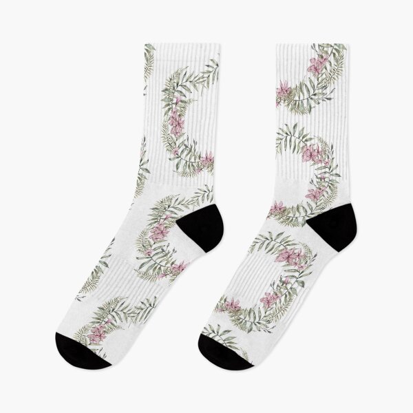 Item preview, Watercolor floral tropical wreath cute print designed and sold by tiana-geo.