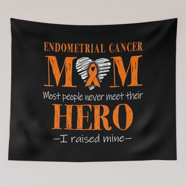 Item preview, Proud Endometrial Cancer Mom HERO I Raised Mine designed and sold by Mnrshirley.