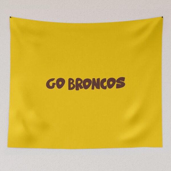 Item preview, Retro Go Broncos (in Brown) designed and sold by jessicaleah15.