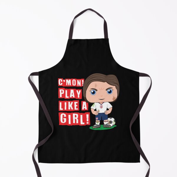 Item preview, C'mon Play Like A Girl Kids Soccer Design Sticker designed and sold by contawana1s.