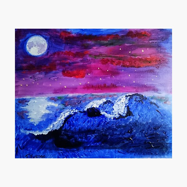 Night landscape Photographic Print