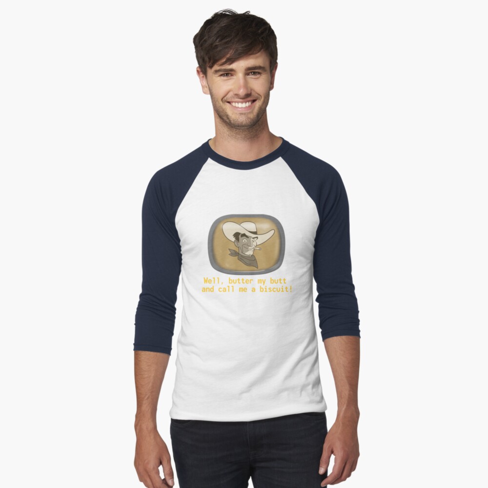 Vista previa del artículo con la obra «Camiseta ¾ estilo béisbol», diseñado y vendido por Vagrantwanderer.