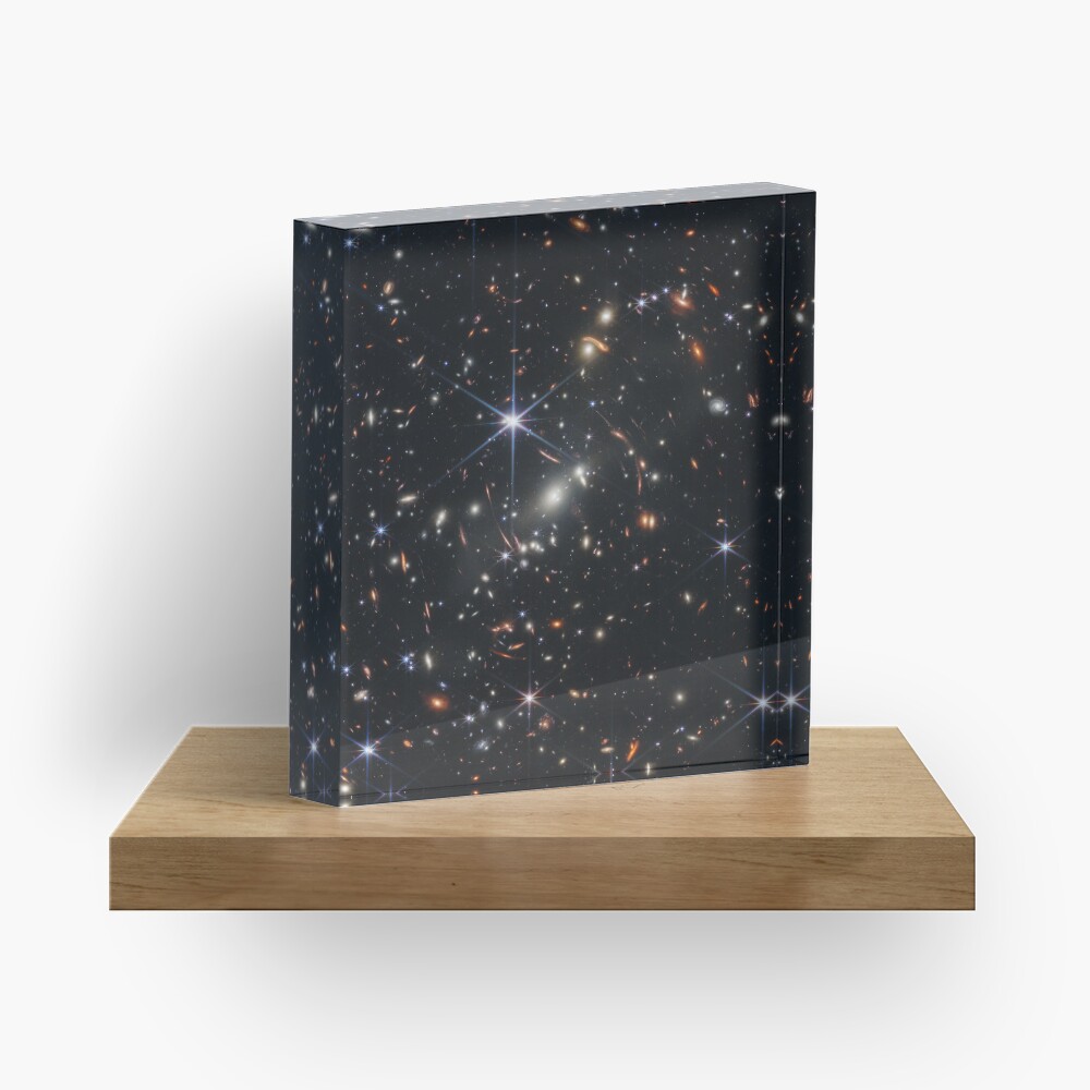 James Webb Space Telescope Deep Field Acrylic Block