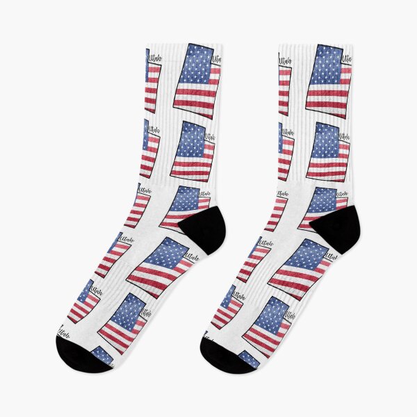 Item preview, Utah  State Outline with Patriotic USA American Flag designed and sold by Gsallicat.