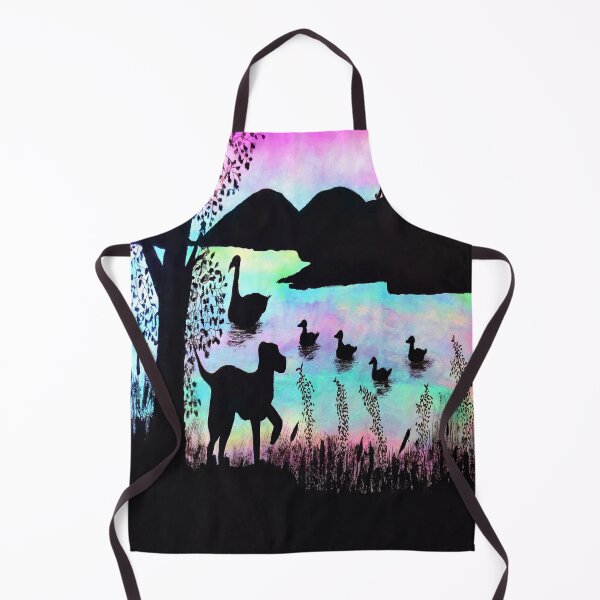 Item preview, Nature Swan Dog Lake Silhouette Landscape designed and sold by Deborah Camp.