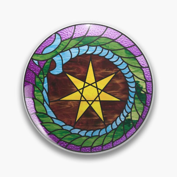 Item preview, Stained Glass Dragon Star designed and sold by FlippantMoniker.