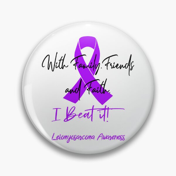 Item preview, Leiomyosarcoma Warrior - With Family, Friends, and Faith - I BEAT IT! designed and sold by Robbsyn.