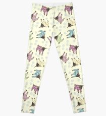 Pajama'd Baby Goats - Yellow Leggings