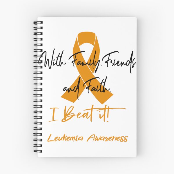 Item preview, Leukemia Warrior - With Family, Friends, and Faith - I BEAT IT! designed and sold by Robbsyn.