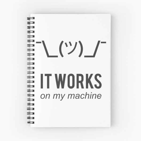 Item preview, Shrug It Works On My Machine Funny Programmer Excuse Black Design designed and sold by ramiro.