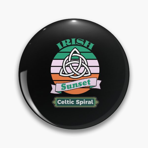 Artikelvorschau, Keltische Spirale des irischen Sonnenuntergangs entworfen und verkauft von IrishPOD.