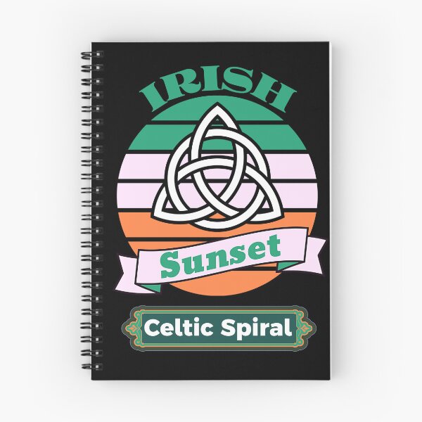 Artikelvorschau, Keltische Spirale des irischen Sonnenuntergangs entworfen und verkauft von IrishPOD.