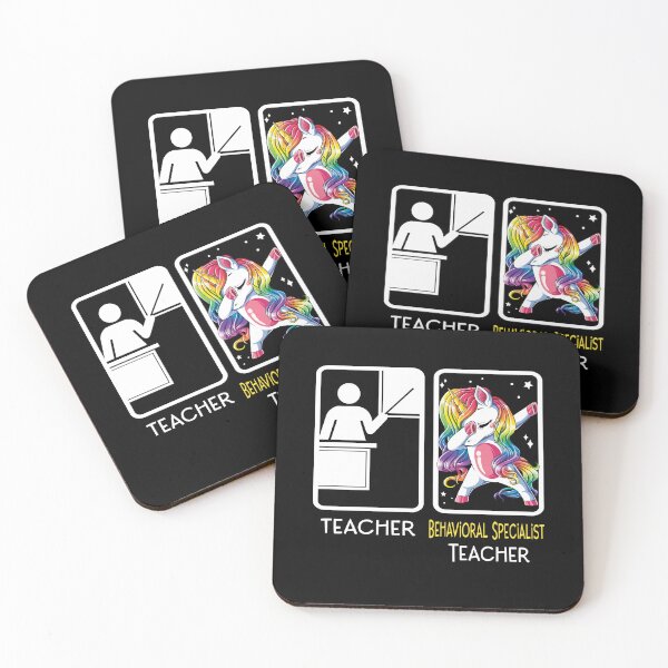 Item preview, Funny Unicorn Dabbing Teacher Behavioral Specialist Teacher Back To School, First Day Of School Gifts designed and sold by StepnitzStore.