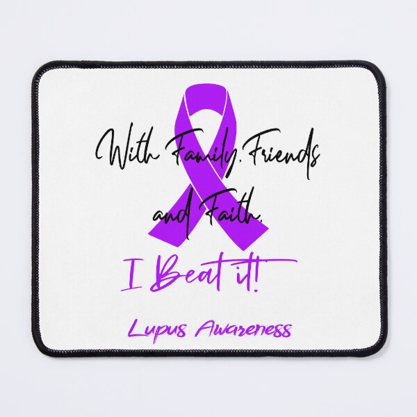 Item preview, Lupus Warrior - With Family, Friends, and Faith - I BEAT IT! designed and sold by Robbsyn.