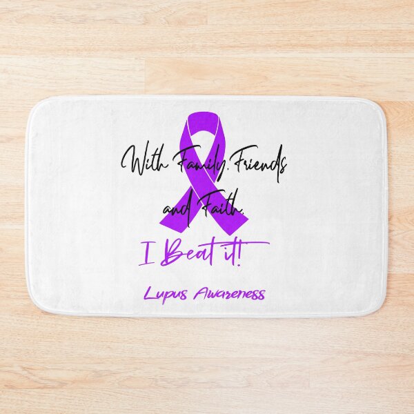 Item preview, Lupus Warrior - With Family, Friends, and Faith - I BEAT IT! designed and sold by Robbsyn.