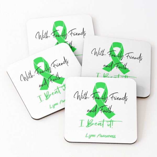 Item preview, Lyme Warrior - With Family, Friends, and Faith - I BEAT IT! designed and sold by Robbsyn.