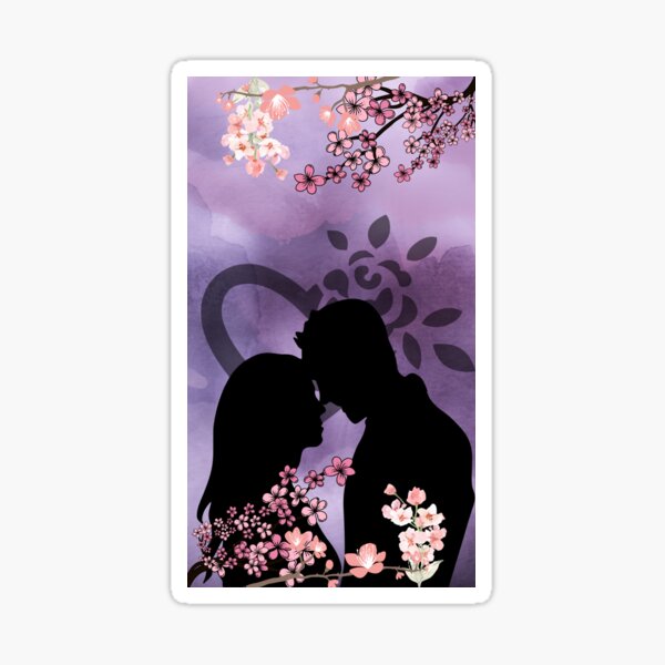 "love you my love" Sticker for Sale by Kuroelgato-kun | Redbubble