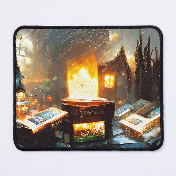 Item preview, Fantasy library designed and sold by fizzribbit.