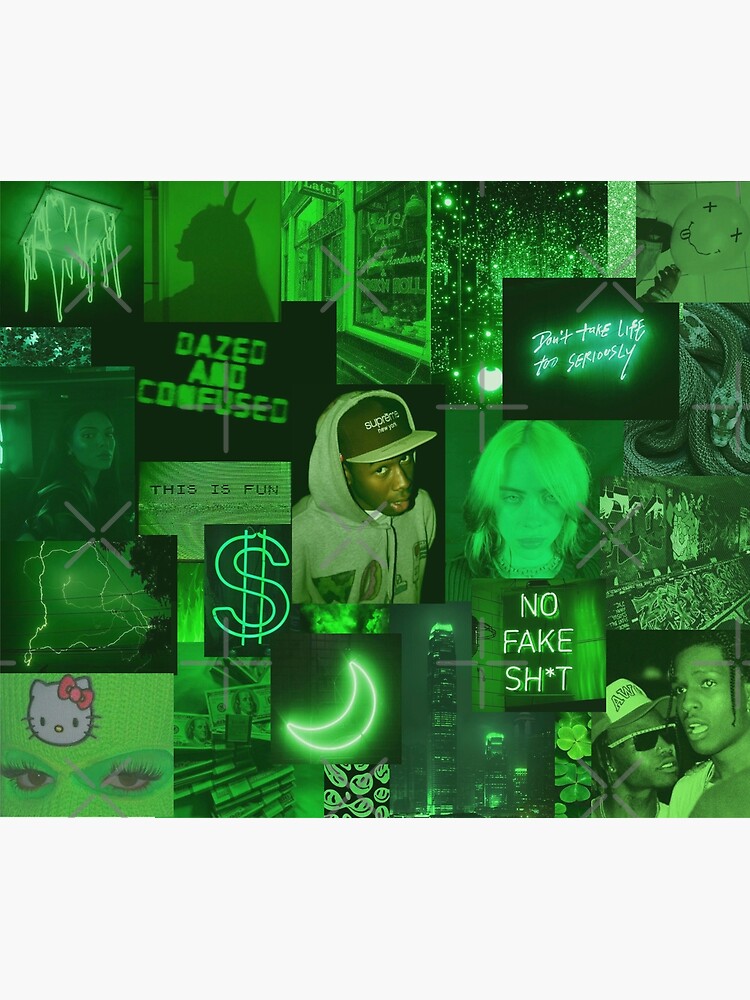 neon green aesthetic  Green aesthetic, Aesthetic collage, Dark