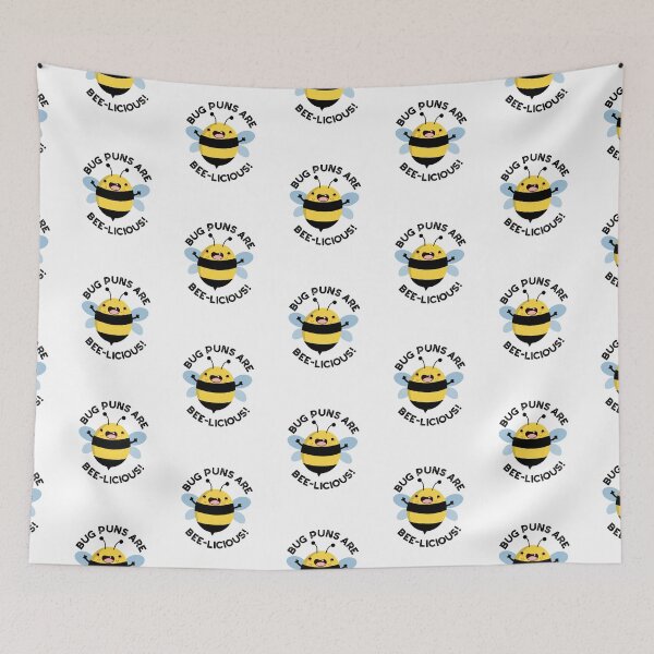 Item preview, Bug Puns Are Bee-licious Funny Bee Puns  designed and sold by punnybone.