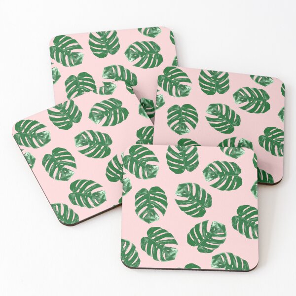 Item preview, Patrón de hoja de planta tropical Monstera designed and sold by ind3finite.