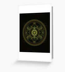 Metatron's Magick Wheel ~ Sacred Geometry Greeting Card